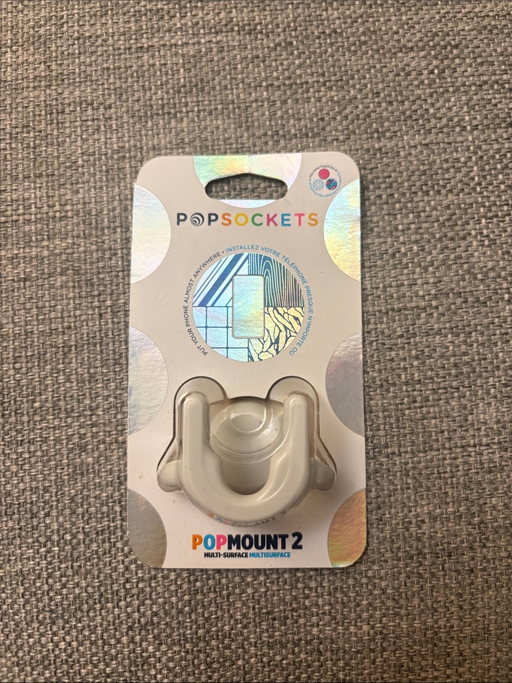 PopSocket PopMount 2 Phone Mount White